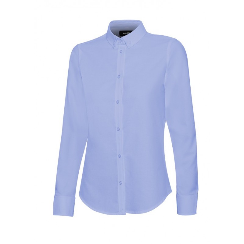 CAMISA OXFORD MANGA LARGA MUJER